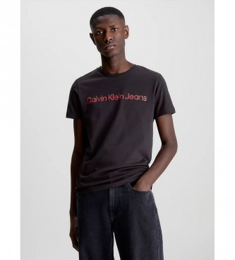 Calvin Klein Jeans - pour homme. t-shirt slim logo noir calvin klein jea