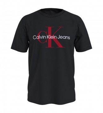 Calvin Klein Jeans - pour homme. t-shirt slim avec monogramme noir