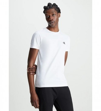 Calvin Klein Jeans - pour homme. t-shirt slim essential blanc calvin kle