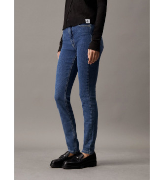 Calvin Klein Jeans para mujer. J20J221585 Jean High Rise Skinny azul (30/26), Casual, Algodón, Sostenible, Calvin Klein Jeans outlet 2024.