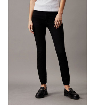 Calvin Klein Jeans för kvinnor. J20J221587 Jean High Rise Super Skinny Ankle svart (36), Casual, Bomull, Hållbar