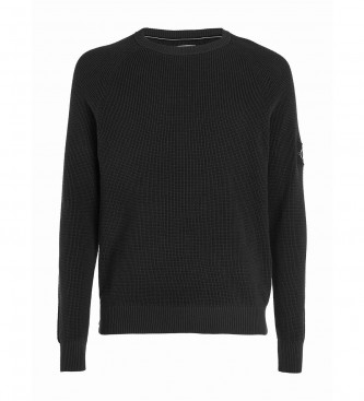 Calvin Klein Jeans para hombre. J30J323989 Jersey Badge Easy negro (M), Casual, Algodón, Calvin Klein Jeans outlet 2024.
