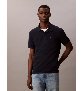 Calvin Klein Jeans para hombre. LV040EM269 Polo de Piqué marino (L), Casual, Algodón, Manga corta