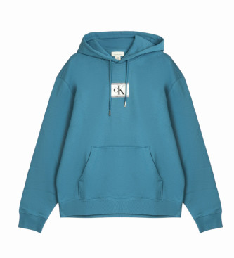 Calvin Klein para hombre. LV04RC286G Sudadera 350Terry azul (M), Casual, Algodón