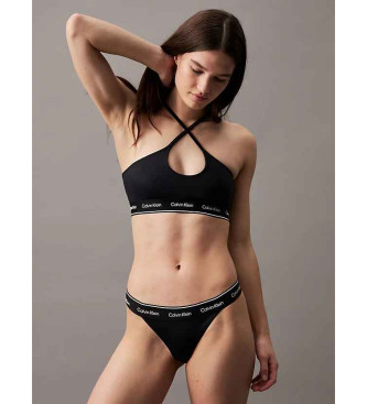 Calvin Klein para mujer. KW0KW02426 Parte de arriba de bikini de corpiño - CK Meta Legacy negro (S), Beachwear, Nylon, Calvin Klein outlet 2