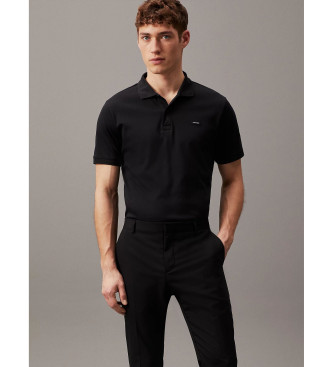 Calvin Klein para hombre. K10K111657 Polo Slim negro (S), Casual, Algodón, Manga corta, Calvin Klein outlet 2024.