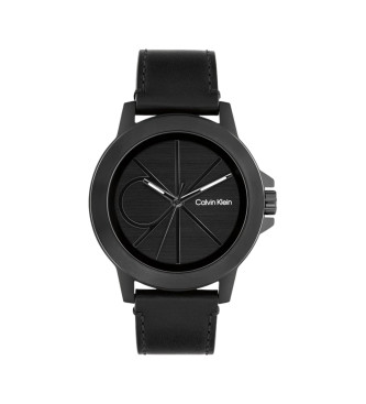 Calvin Klein para hombre. 25200525 Reloj Analógico Reset negro (OSFA), Casual, Correa, Acero Inoxidable