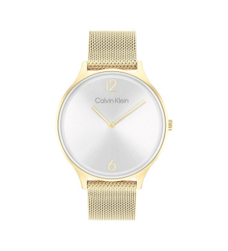 Calvin Klein para mujer. 25200003 Reloj Analógico Timeless blanco (OSFA), Casual, Brazalete, Acero Inoxidable