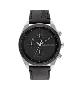 Calvin Klein para hombre. 25200364 Reloj Impact negro (OSFA), Casual, Brazalete, Acero Inoxidable