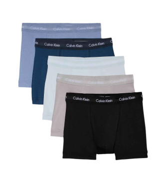Calvin Klein para hombre. 000NB2877A Set de 5 bóxers multicolor (M), Homewear, Algodón, Calvin Klein outlet 2024.