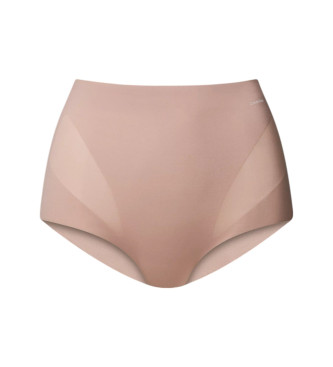 Calvin Klein para mujer. LV00QF8173 Slips shapewear de talle alto - Stay Put Stretch beige (S), Homewear, Algodón, Sostenible, Nylon recicla