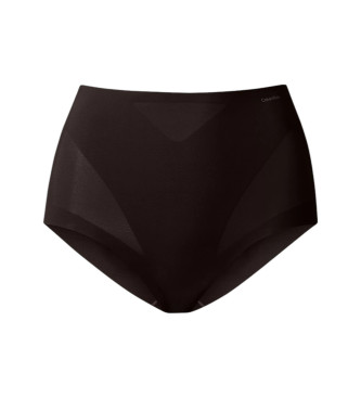 Calvin Klein para mujer. LV00QF8173 Slips shapewear de talle alto - Stay Put Stretch negro (XXL), Homewear, Algodón, Sostenible, Nylon recic