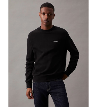 Calvin Klein para hombre. K10K109926 Sudadera Poliéster Reciclado negro (XS), Casual, Algodón, Manga larga, Sostenible, Calvin Klein outlet