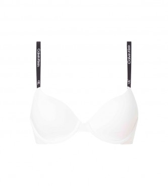 Calvin Klein para mujer. 000QF7219E Sujetador Lightly Lined blanco (85D), Homewear, Algodón, Sostenible, Calvin Klein outlet 2024.