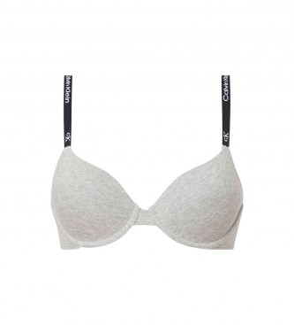Calvin Klein para mujer. 000QF7219E Sujetador Lightly Lined gris (80A), Homewear, Algodón, Sostenible, Calvin Klein outlet 2024.