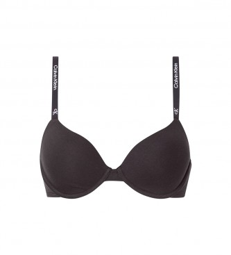 Calvin Klein para mujer. 000QF7219E Sujetador Lightly Lined nrgro (85E), Negro, Homewear, Algodón, Sostenible, Calvin Klein outlet 2024.