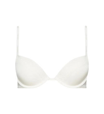 Calvin Klein para mujer. 000QF5145E Sujetador Push Up Flirty escotado blanco (85A), Homewear, Nylon, Calvin Klein outlet 2024.