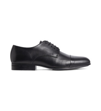 Calvin Klein para hombre. HM0HM01540 Zapato de piel Clásicos negro (46), Plano, Cordones, Casual