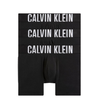 Calvin Klein para hombre. 000NB3609A Pack 3 bóxers sueltos largos Intense Power negro (M), Homewear, Algodón, Calvin Klein outlet 2024.