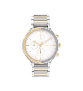 Calvin Klein para mujer. 25200239 Reloj Analógico Energize blanco (OSFA), Casual, Brazalete, Acero Inoxidable