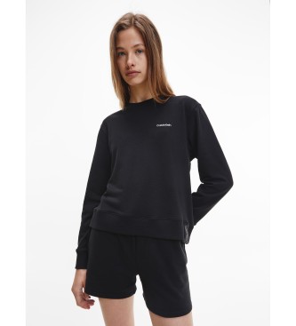 Calvin Klein para mujer. 000QS6870E Sudadera Modern Cotton negro (XL), Homewear, Algodón, Manga larga, Sostenible, Calvin Klein outlet 2024.