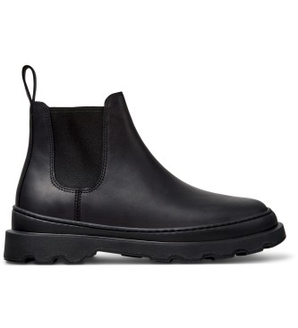 Camper para mujer. K400818-001 Botines de piel Brutus negro (36), Plano, Ninguno, Casual
