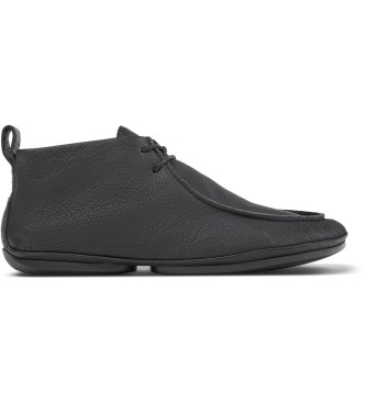Camper para mujer. K400805-003 Botines de piel Right Nina negro (36), Plano, Cordones, Casual