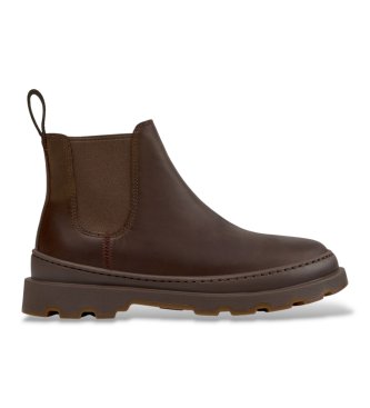 Camper Donna Marrone, Pelle Per K400818-005 Stivaletti In Pelle Brutus+ Marrone (40), Basso, Nessuno, Casual