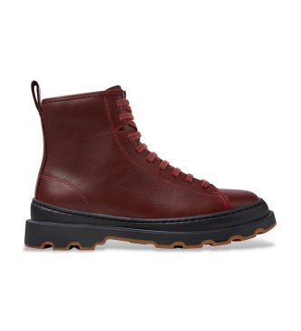 Camper Donna Bordeaux, Pelle Per K400816-011 Stivaletti In Pelle Brutus+ Bordeaux (42), Basso, Cerniera, Casual