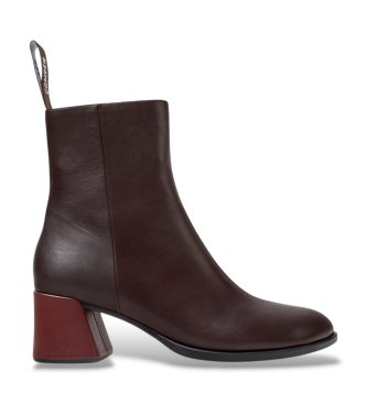 Camper - Botines de piel Kora marrón
