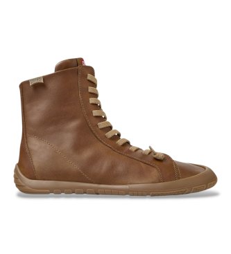 Camper - Botines de piel Peu Path+ marrón