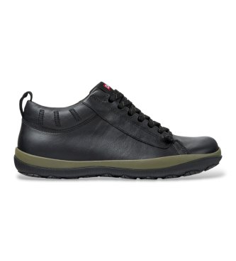 Camper Uomo Nero, Naturale Per K300285-047 Sneaker In Pelle Peu Pista Gm Gore-Tex Nero (43), Basso, Stringhe, Casual
