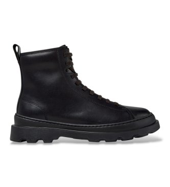 Camper Donna Nero, Pelle Per K400816-001 Stivaletti In Pelle Brutus+ Nero (38), Basso, Cerniera, Casual