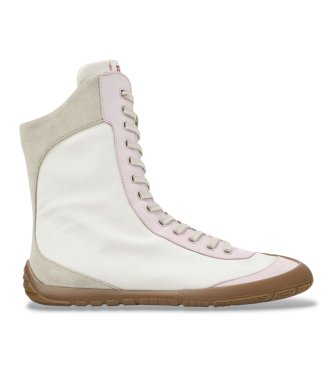 Camper - Botines Peu Path+ blanco y rosa