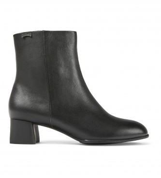 CAMPER para mulher. Katie botas de tornozelo de couro preto CAMPER