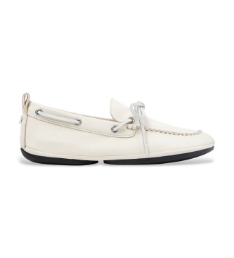Camper para mujer. K201848-004 Mocasines de Piel Right Nina blanco (36), Plano, Ninguno, Casual