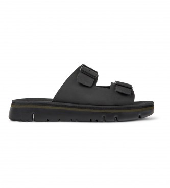 Camper para hombre. K100286-005 Sandalias de Piel Oruga negro (40), Plano, Ninguno, Casual