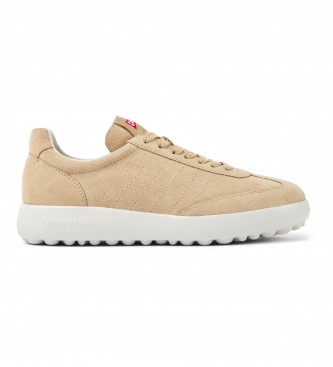 Camper para mujer. K201392-004 Zapatillas de Piel Pelotas XLF beige (39), Plano, Cordones, Casual