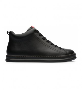 CAMPER para homem. Corredor de couro Quatro sapatos com botões pretos