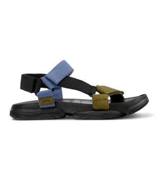 Camper para hombre. K101048-005 Sandalias Karst multicolor (46), Plano, Velcro, Casual, Sostenible