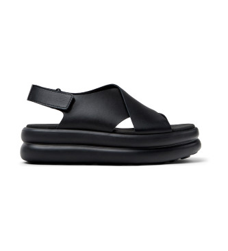 Para mujer. K201727-001 Sandalias Pelotas Flota Up (38), Piel, 5 a 8cm, Velcro, Casual