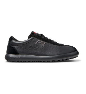 Camper para hombre. K101019-008 Zapatillas de Piel Pelotas XLF negro (40), Plano, Cordones, Casual