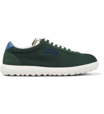 Camper para hombre. K101019-013 Zapatillas de piel Pelotas XLF verde (40), Plano, Cordones, Casual