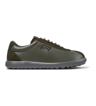 Camper para hombre. K101019-016 Zapatillas de Piel Pelotas XLF verde (45), Plano, Cordones, Casual