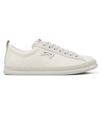 Camper para hombre. K101052-003 Zapatillas de piel Runner Four blanco (44), Plano, Cordones, Casual