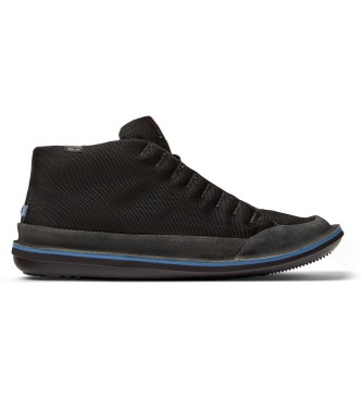 Camper para hombre. K300453-011 Zapatillas de piel Beetle negro (42), Plano, Cordones, Casual
