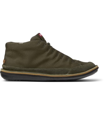 Camper para hombre. K300453-012 Zapatillas de piel Beetle verde (43), Plano, Cordones, Casual