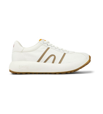 Camper para hombre. K100943-002 Zapatillas Pelotas Athens blanco (42), 3 a 5cm, Cordones, Casual, Sostenible