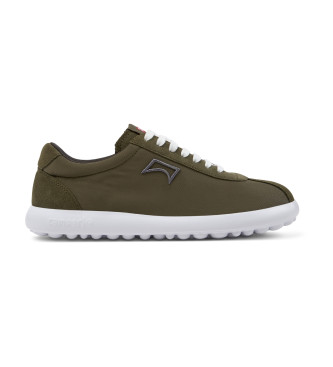 Camper para hombre. K101019-006 Zapatillas de piel Pelotas XLF verde (42), 3 a 5cm, Ante, Cordones, Casual