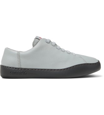 Camper para mujer. K200877-054 Zapatillas de piel Peu Touring gris (37), Plano, Cordones, Casual